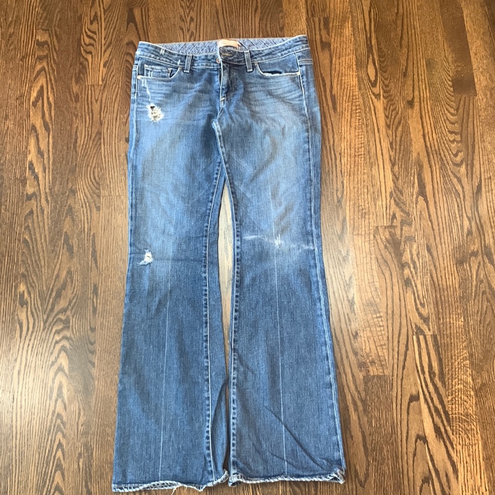 Paige destructed retro jeans